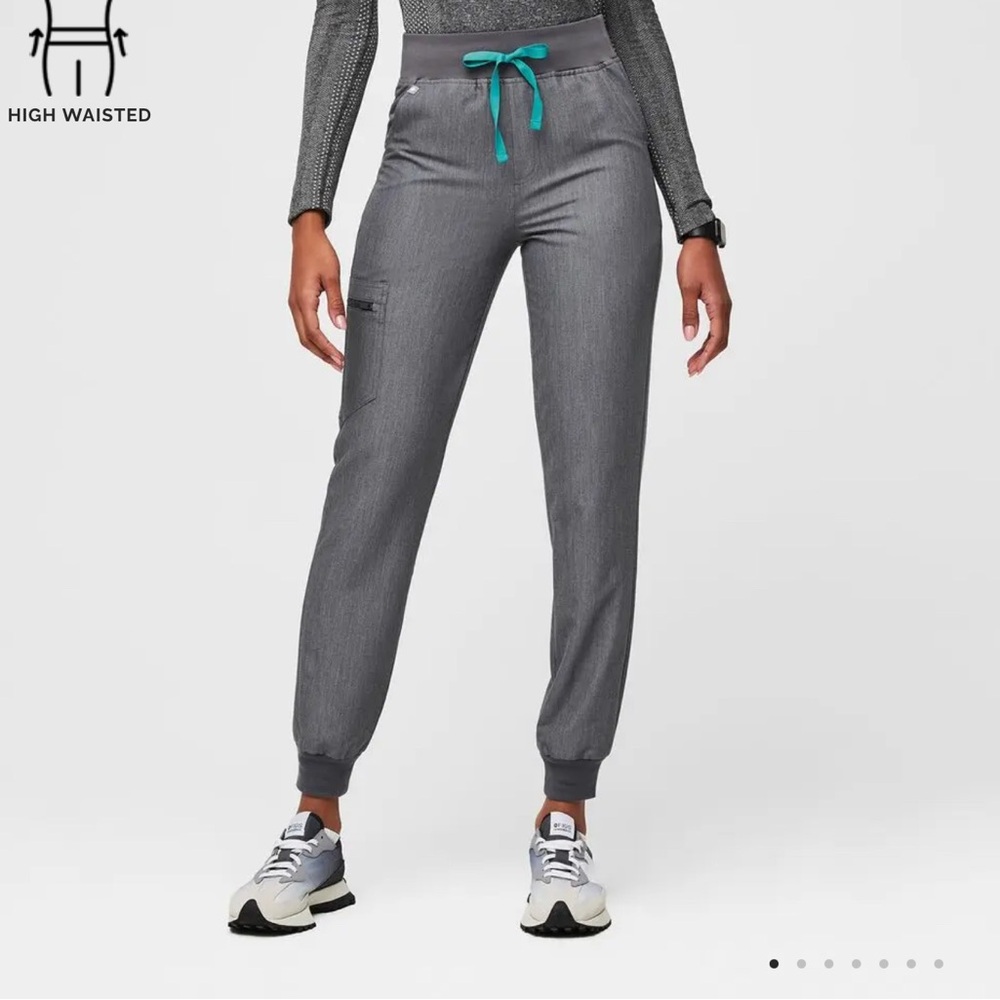 Figs high waisted Zamora scrub pants size xl in graphite